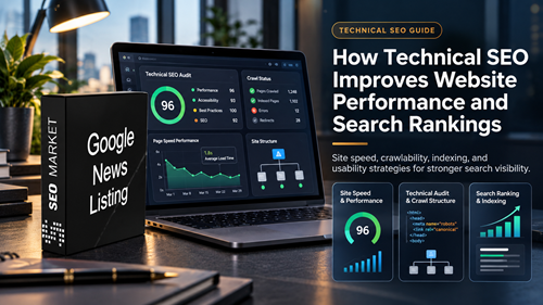 technical SEO services guide for website performance and search rankings